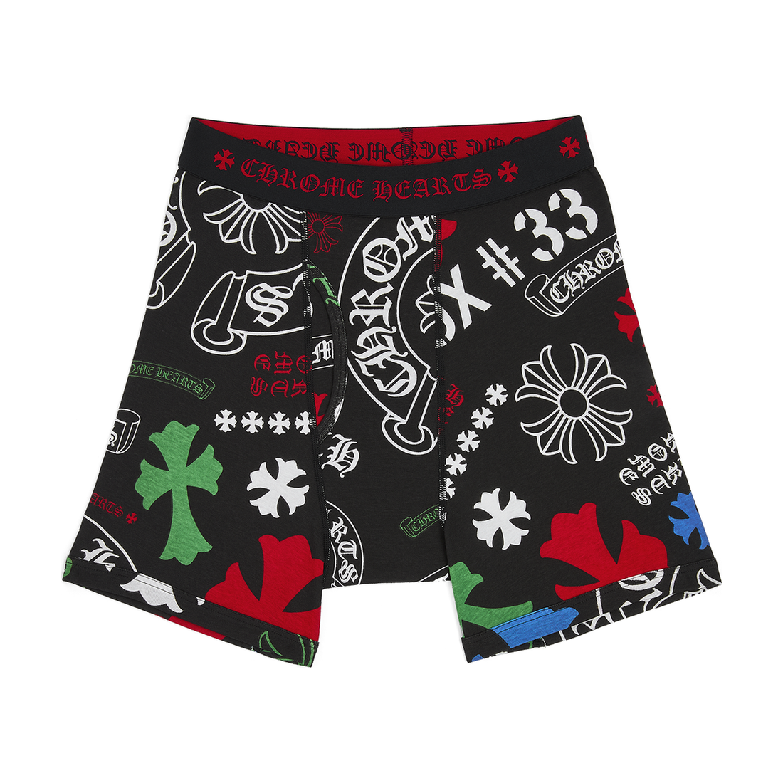CHROME HEARTS CLASSIC RIB BOXER BRIEF MULTIPACK 'BLACK MULTICOLOR'