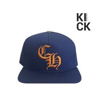 CHROME HEARTS HAT 'CH BASEBALL BLUE ORANGE'