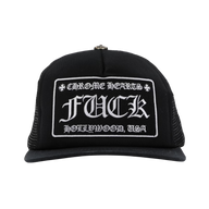 CHROME HEARTS HAT 'BLACK FUCK LOGO'