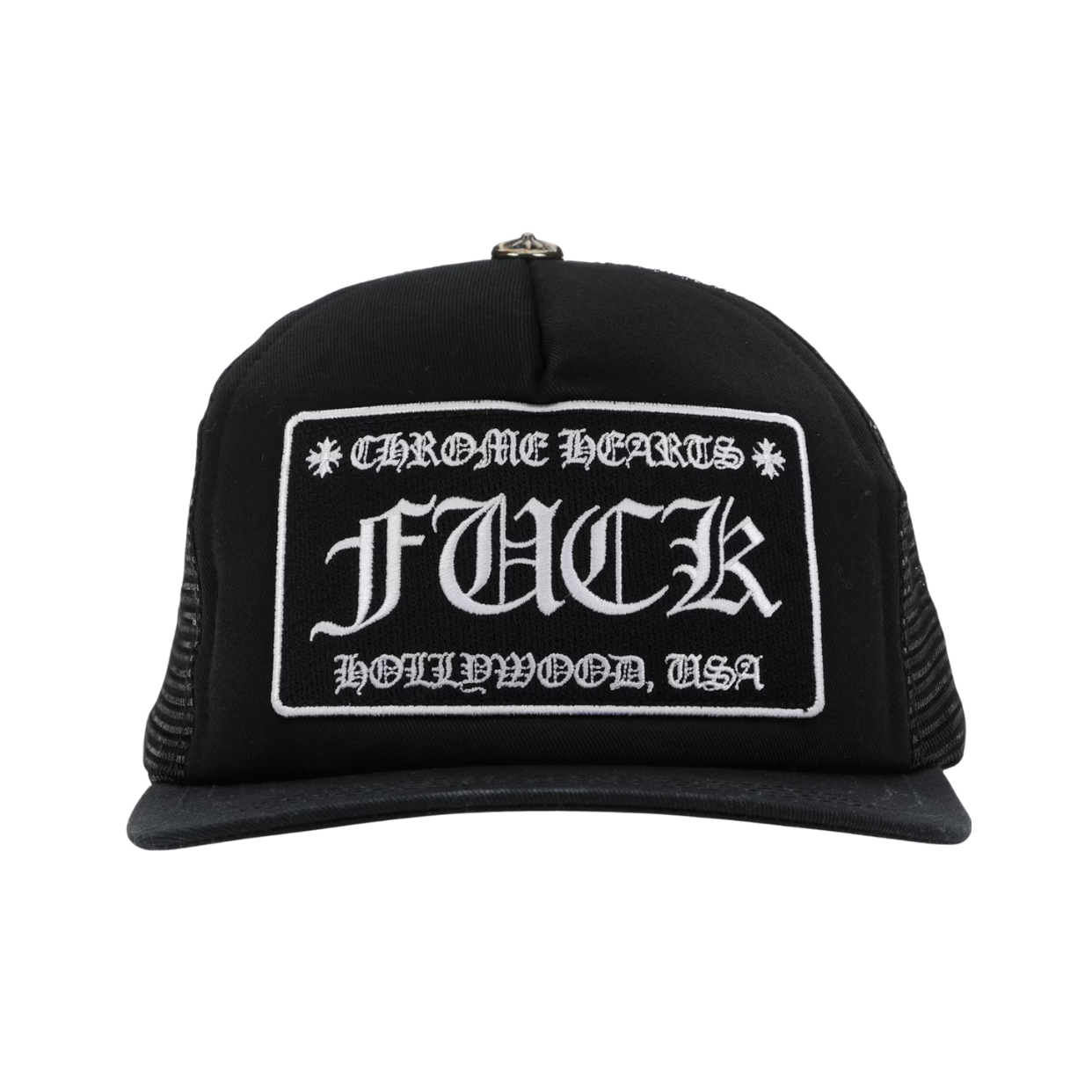 CHROME HEARTS HAT 'BLACK FUCK LOGO'