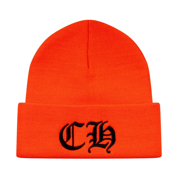 CHROME HEARTS BEANIE 'CH LOGO ORANGE'