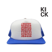 CHROME HEARTS HAT 'BLUE EYE CHART TRUCKER'