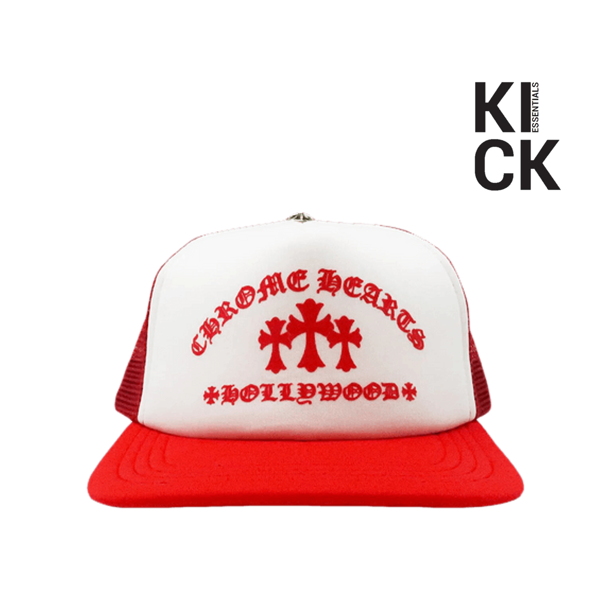 CHROME HEARTS HAT 'KING TACO TRIPLE RED CROSS TRUCKER'