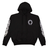 CHROME HEARTS HOODIE 'BLACK WHITE SMALL LOGO'
