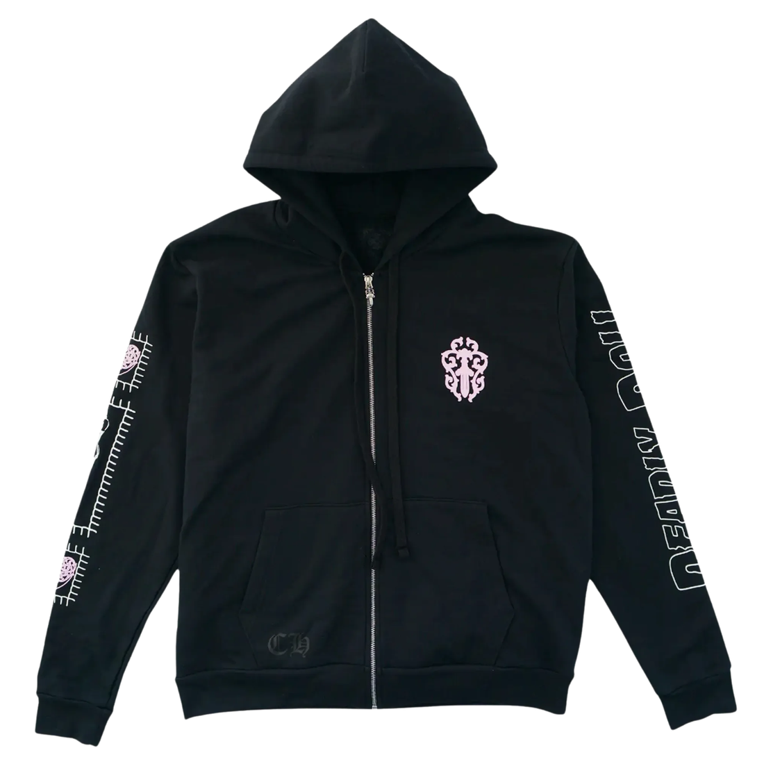CHROME HEARTS HOODIE 'DEADLY DOLL BLACK'