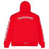 CHROME HEARTS HOODIE 'SCROLL RED WHITE'