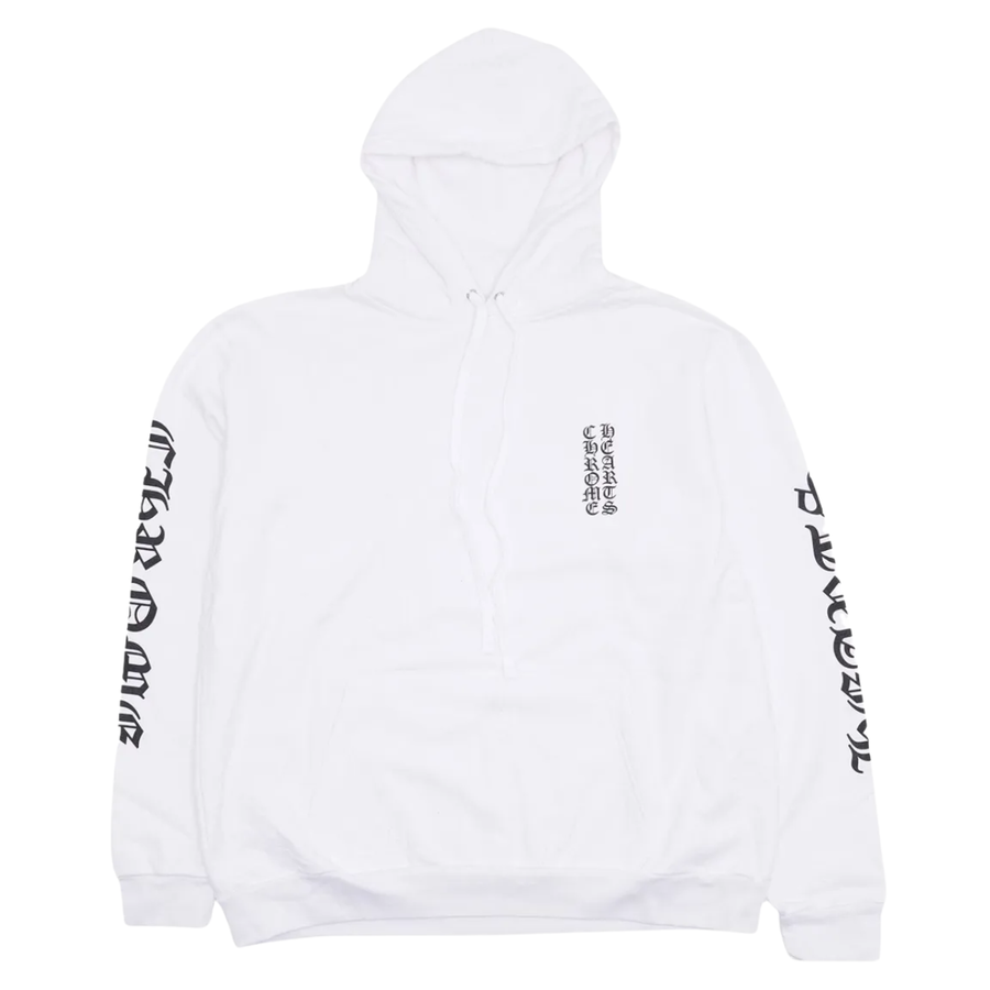 CHROME HEARTS HOODIE 'WHITE SILVER-FOIL'