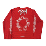 CHROME HEARTS JERSEY 'MATTY BOY FORM LONG SLEEVE RED'