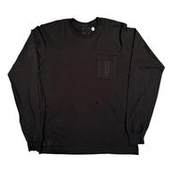 CHROME HEARTS LONGSLEEVE 'MIAMI EXCLUSIVE CEMETERY VERTICAL LOGO BLACK'