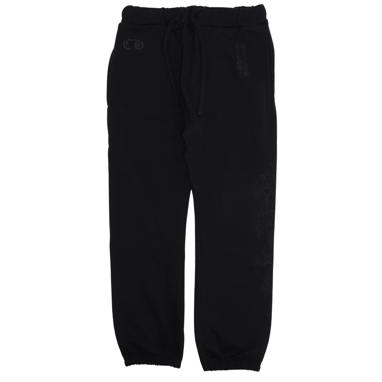 CHROME HEARTS PANT 'MIAMI EXCLUSIVE CEMETARY VERTICAL LOGO BLACK'