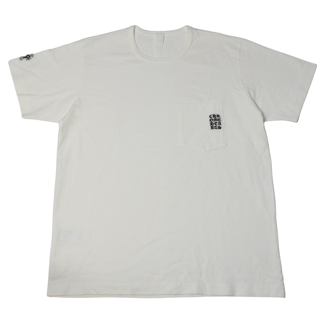CHROME HEARTS TEE 'HEAVY WEIGHT EMBROIDERED WHITE'