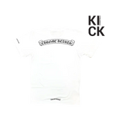 CHROME HEARTS TEE 'SCROLL LOGO POCKET WHITE'