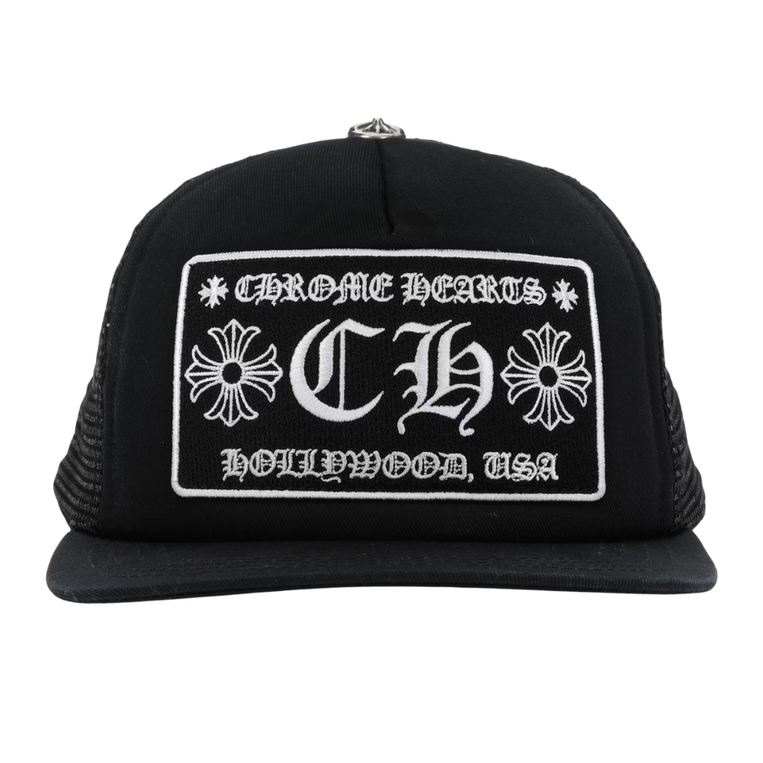 CHROME HEARTS TRUCKER HAT 'MADE IN HOLLYWOOD BLACK'