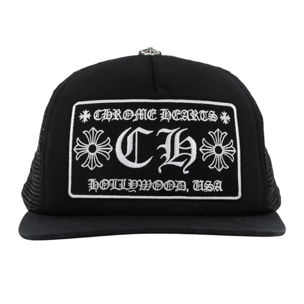 CHROME HEARTS TRUCKER HAT 'MADE IN HOLLYWOOD BLACK'