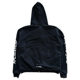 CHROME HEARTS ZIP-UP 'VERTICAL LOGO THERMAL LINED BLACK'
