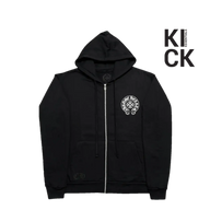 CHROME HEARTS HOODIE 'ZIP UP MIAMI EXCLUSIVE BLACK'