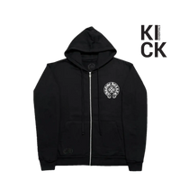 CHROME HEARTS HOODIE 'ZIP UP MIAMI EXCLUSIVE BLACK'
