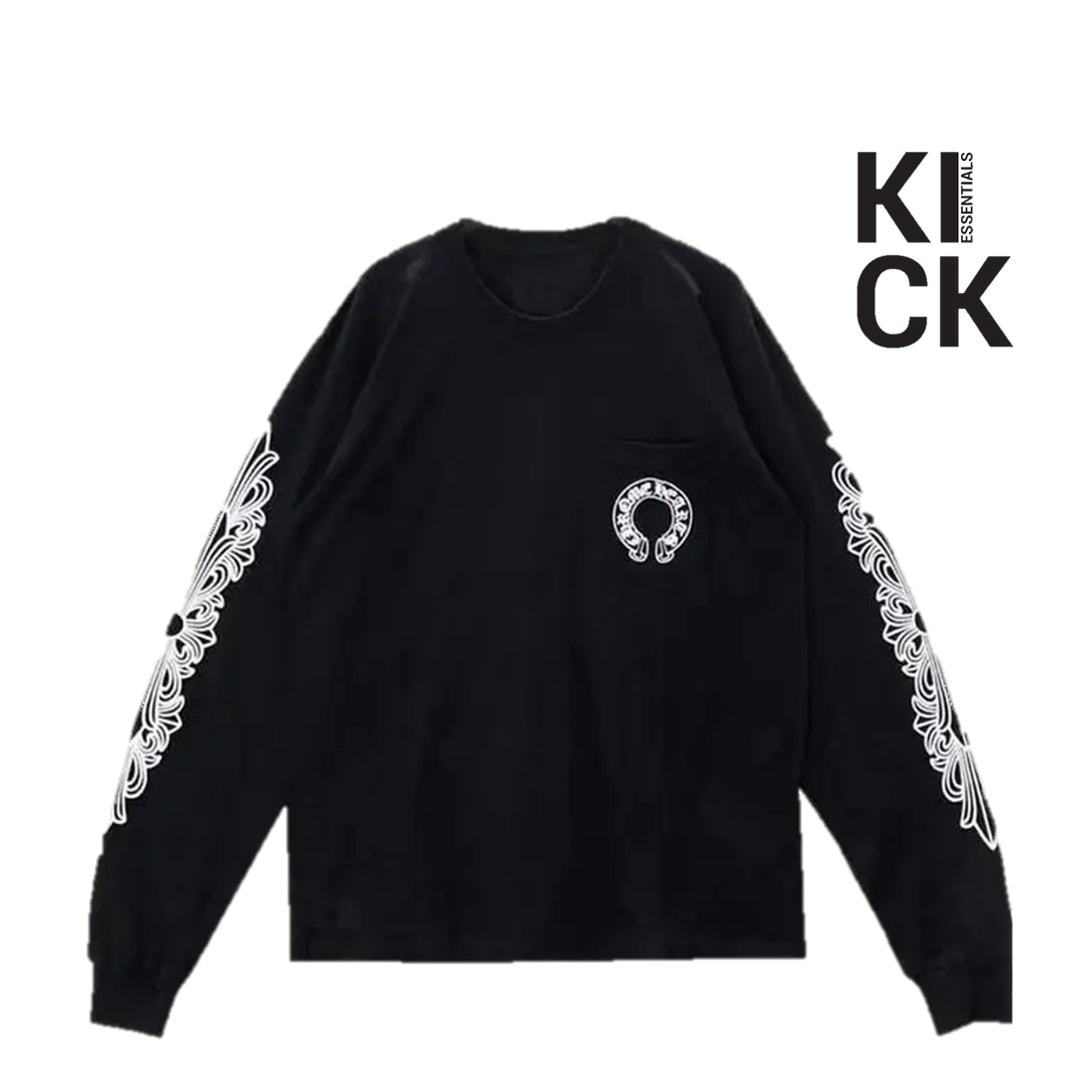 CHROME HEARTS LONGSLEEVE 'HORSESHOE BLACK'
