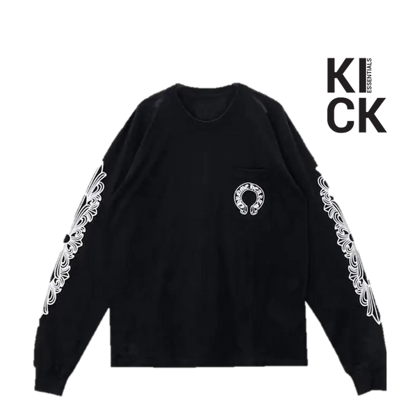 CHROME HEARTS LONGSLEEVE 'HORSESHOE BLACK'