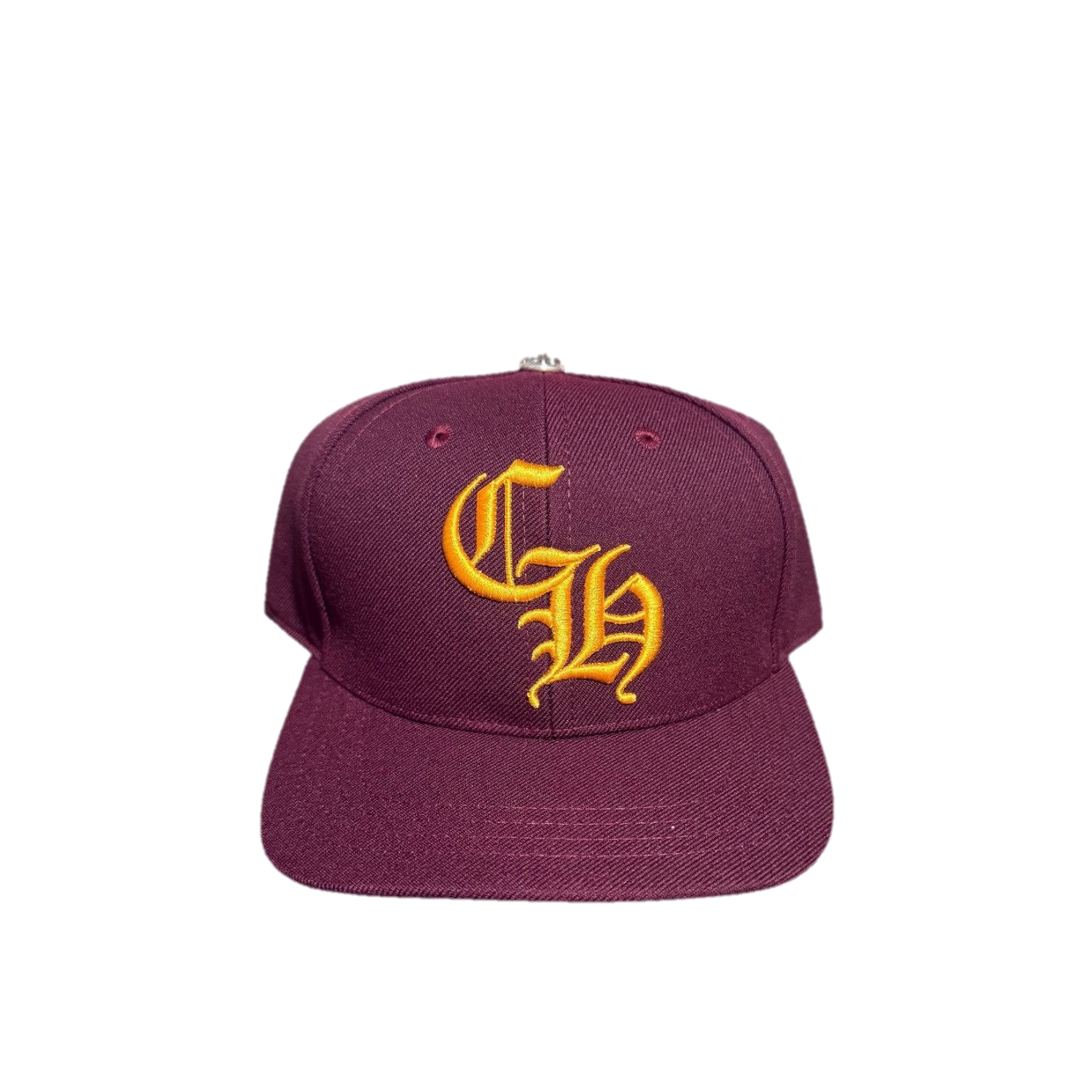 CHROME HEARTS HAT 'CH MAROON YELLOW'
