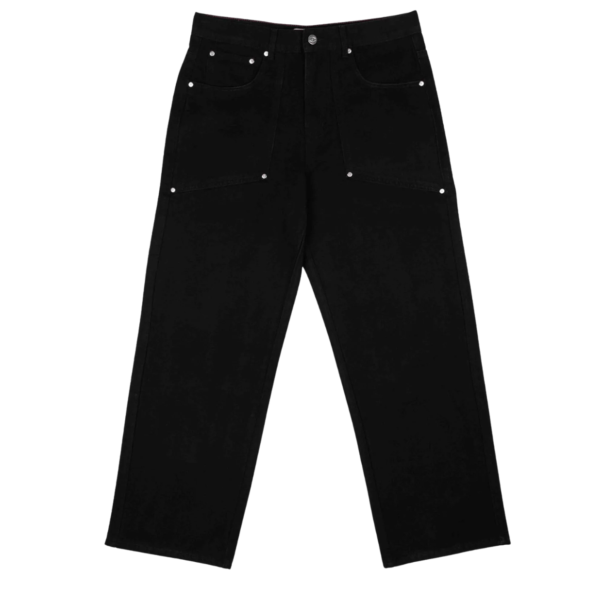 COMMON STUDIOS PANT 'CHOP CANVAS JET BLACK'