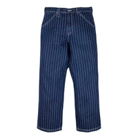 COMMON STUDIOS PANT 'CONDUCTOR DENIM PINSTRIPE MIDNIGHT BLUE'