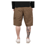 COMMON STUDIOS SHORT 'DOUBLE KNEE CANVAS BROWN'