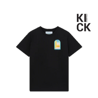 CASABLANCA TEE 'L ARC EN COLORE BLACK'