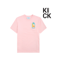 CASABLANCA TEE 'L ARC EN COLORE PALE PINK'