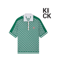 CASABLANCA POLO 'JACQUARD GREEN'