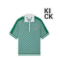 CASABLANCA POLO 'JACQUARD GREEN'