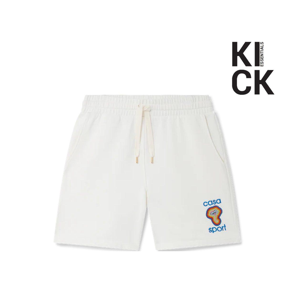 CASABLANCA SHORT 'MIND VIBRATIONS WHITE'