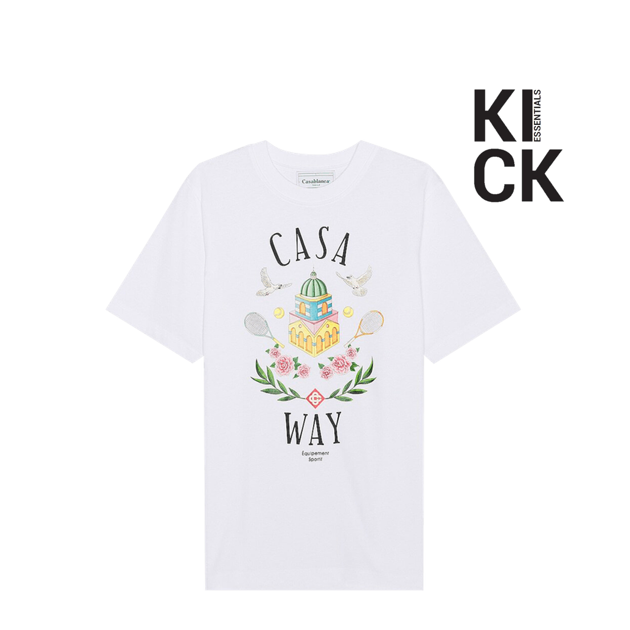 CASABLANCA TEE 'WAY WHITE'