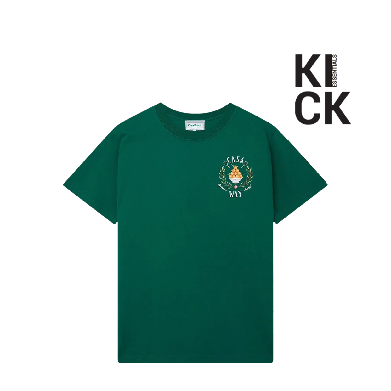 CASABLANCA TEE 'CASAWAY EVERGREEN'