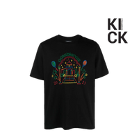 CASABLANCA TEE 'RAINBOW CRAYON TEMPLE BLACK'