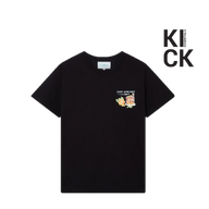 CASABLANCA TEE 'PANORAMIQUE AIRLINE BLACK'