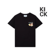 CASABLANCA TEE 'PANORAMIQUE AIRLINE BLACK'