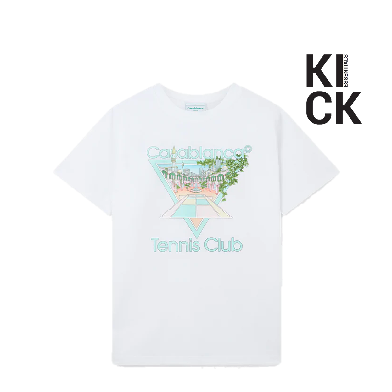 CASABLANCA TEE 'TENNIS CLUB WHITE'