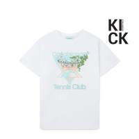 CASABLANCA TEE 'TENNIS CLUB WHITE'