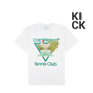 CASABLANCA TEE 'TENNIS CLUB ICON WHITE'