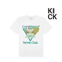 CASABLANCA TEE 'TENNIS CLUB ICON WHITE'