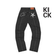 CORTEIZ C-STAR JEANS 'STITCH DOWN BLACK'