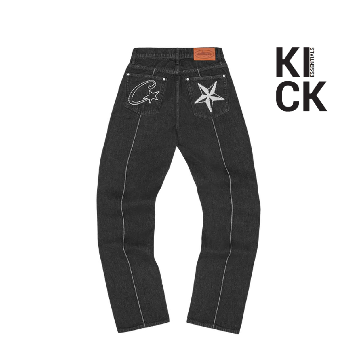 CORTEIZ C-STAR JEANS 'STITCH DOWN BLACK'