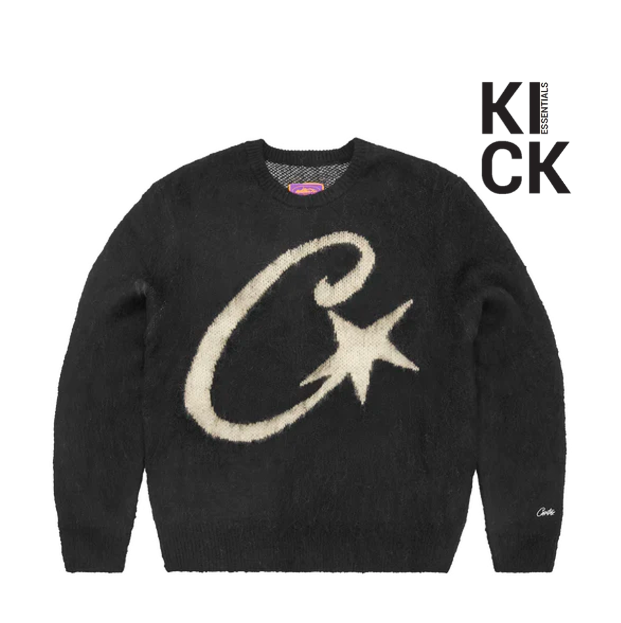 CORTEIZ C-STAR SWEATSHIRT 'MOHAIR BLACK'