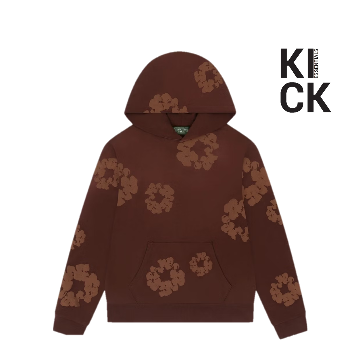 DENIM TEARS HOODIE 'MONO COTTON BROWN'