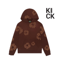 DENIM TEARS HOODIE 'MONO COTTON BROWN'