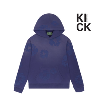 DENIM TEARS HOODIE 'MONO COTTON WASHED BLUE'