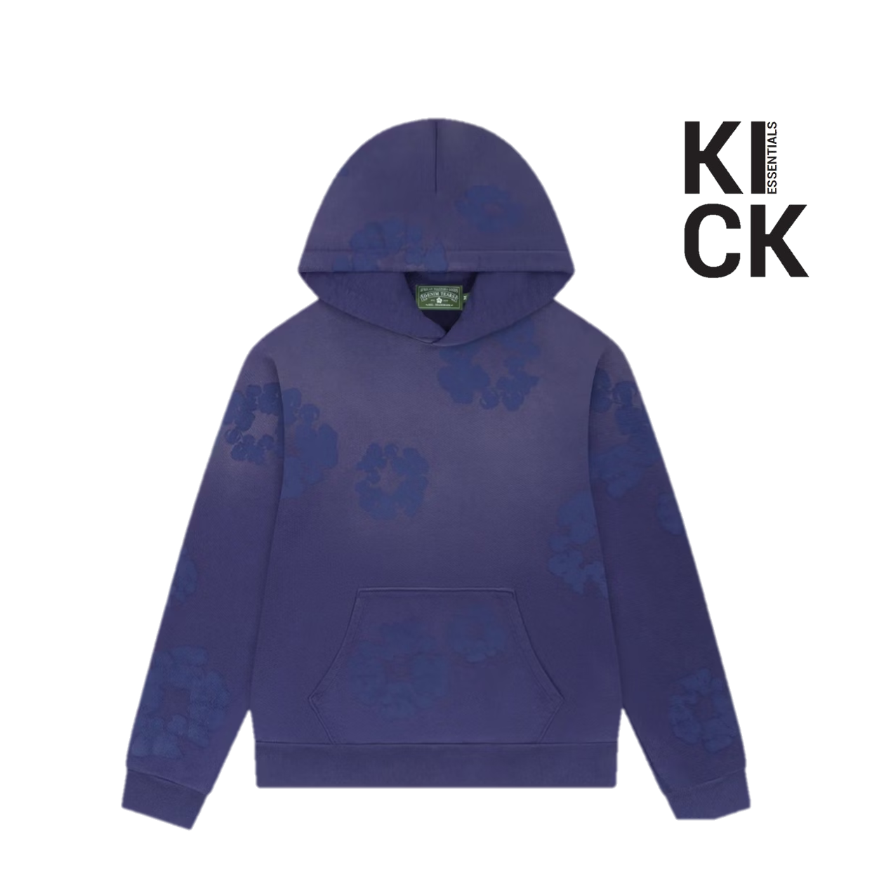 DENIM TEARS HOODIE 'MONO COTTON WASHED BLUE'