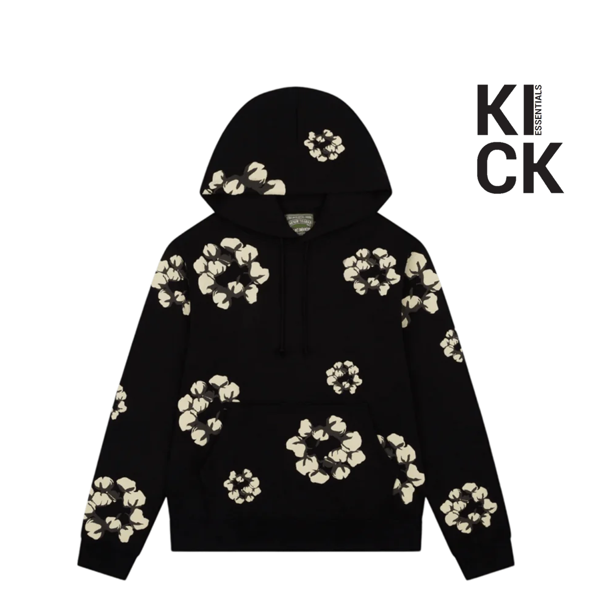 DENIM TEARS HOODIE 'CACTUS TEARS BLACK'