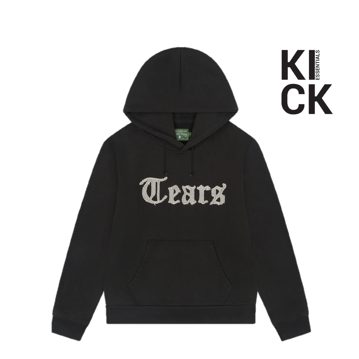 DENIM TEARS HOODIE 'CUT OUT BLACK'